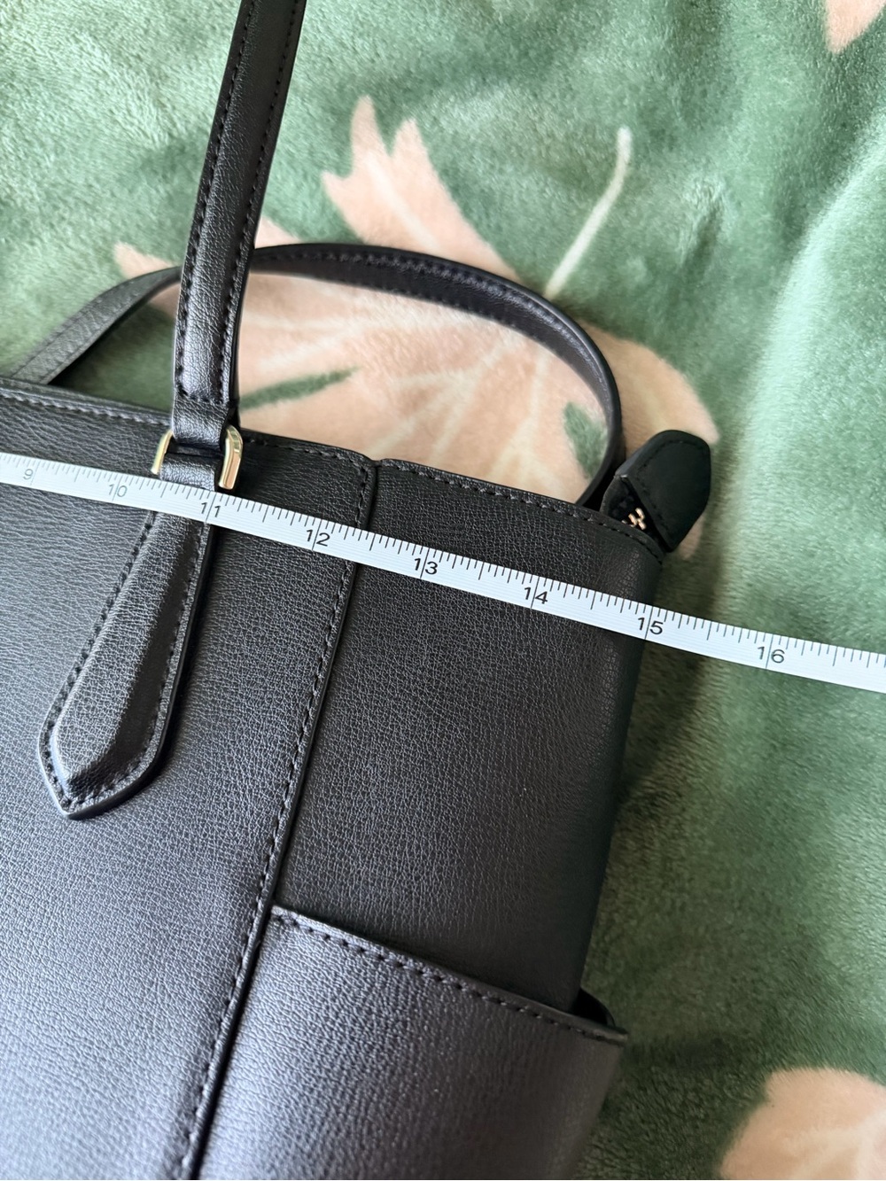 Kate Spade Black Leather Tote Bag - Picture 8 of 10